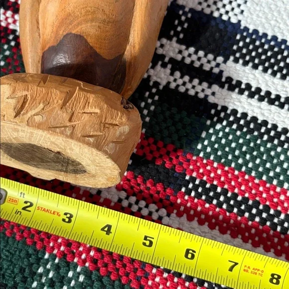 Simply Gorgeous OOAK Hand Carved Wood Egret Bird Figure